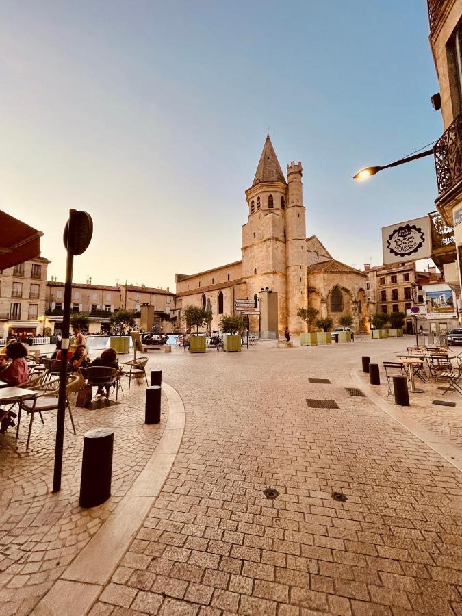 Le Casimir - Superbe T3 En Plein Centre Ville Renove Avec Gout - Wifi Béziers Buitenkant foto